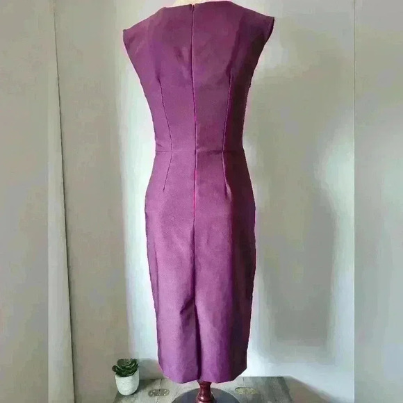 Hell Bunny vixen purple dress with bow.  Size xs. - Picture 5 of 9